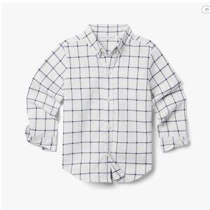 Janie & Jack WINDOWPANE Button-Up 12-18 Months